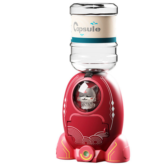 Children's play house spray space capsule water dispenser can add water light music tableware small household appliances water dispenser