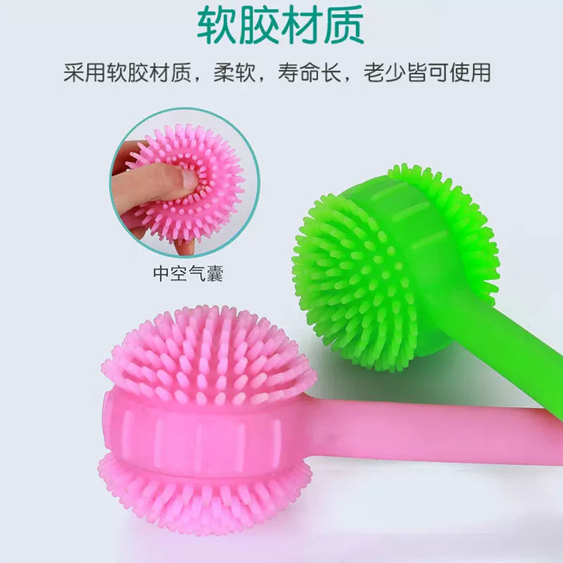 硅胶按摩捶 颈椎腿部肩养生经络拍打器硅胶棒敲打锤 按摩捶背神器