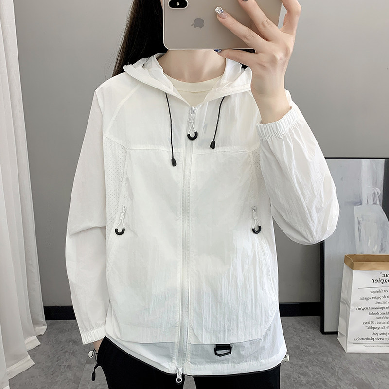 Women's sun protection clothing, 2026 summer new style, UV-resistant, thin, breathable ice silk fabric, water-repellent, UPF50+ sun protection