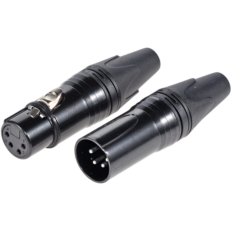 Cabeza de cañón de audio HF enchufe de alimentación iluminación de escenario pantalla micrófono XLR equilibrio image 10