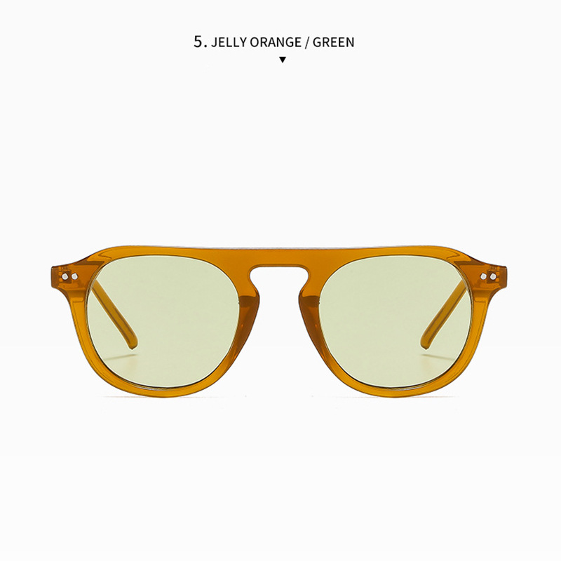 Modern Style Simple Style Solid Color Pc Special-Shaped Mirror Full Frame Glasses display picture 11