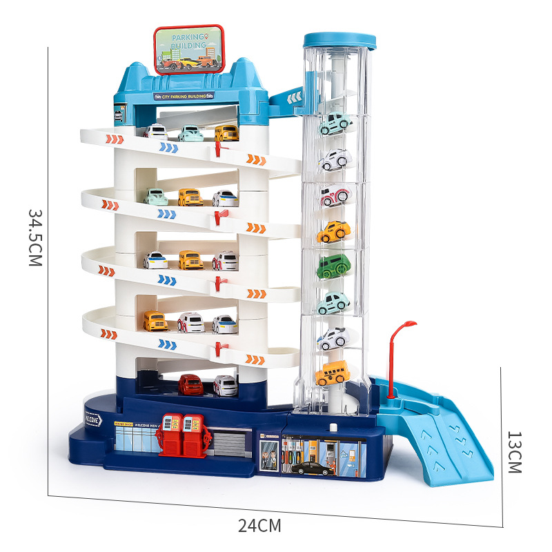 Transfronteriza Venta caliente para niños construcción de automóviles estacionamiento carril coche juguetes niños y niñas juguetes educativos aventura