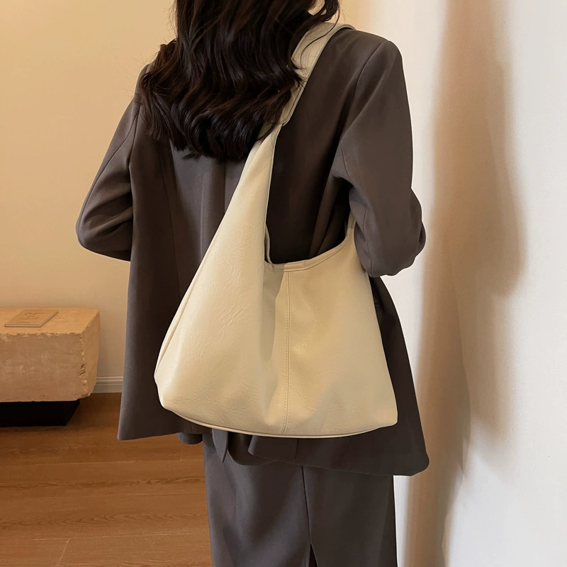 Шопер tote bag в винтажном стиле, плечевая сумка через одно плечо, вместительная повседневная