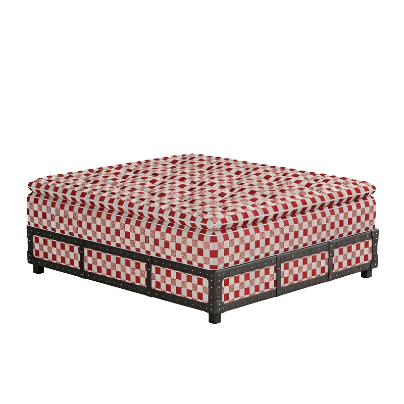 Tejido de colchón de algodón hecho a mano sofá colchón almohada tela de tela impresa tela de colchón tejida se puede personalizar image 5