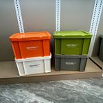 工业风收纳箱加厚塑料箱露营户外车载大储物箱学生宿舍置物箱带轮