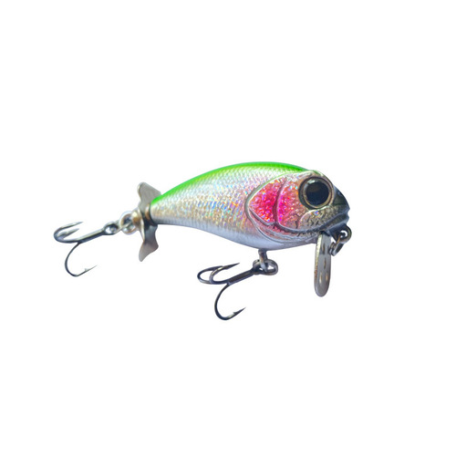 Rock Fat Man Fishing Bait 9.4g 55mm tongue tail stainless steel piece Lua bait bionic hard bait long-range fake