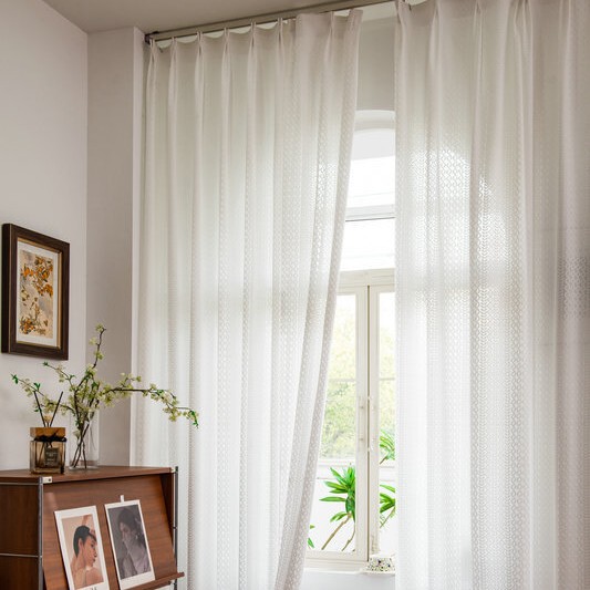 White Sheer Curtains That Let Light through but Not People, Anti-Snag Curtains That Protect Privacy, Suitable for Floor-To-Ceiling Windows in Bedrooms and Living Rooms, Cat-Scratch Resistant, Ready-Made White Sheer Curtains That Let Light through but Not People, Anti-Snag Curtains That Protect Privacy, Suitable for Floor-To-Ceiling Windows in Bedrooms and Living Rooms, Cat-Scratch Resistant, Ready-Made