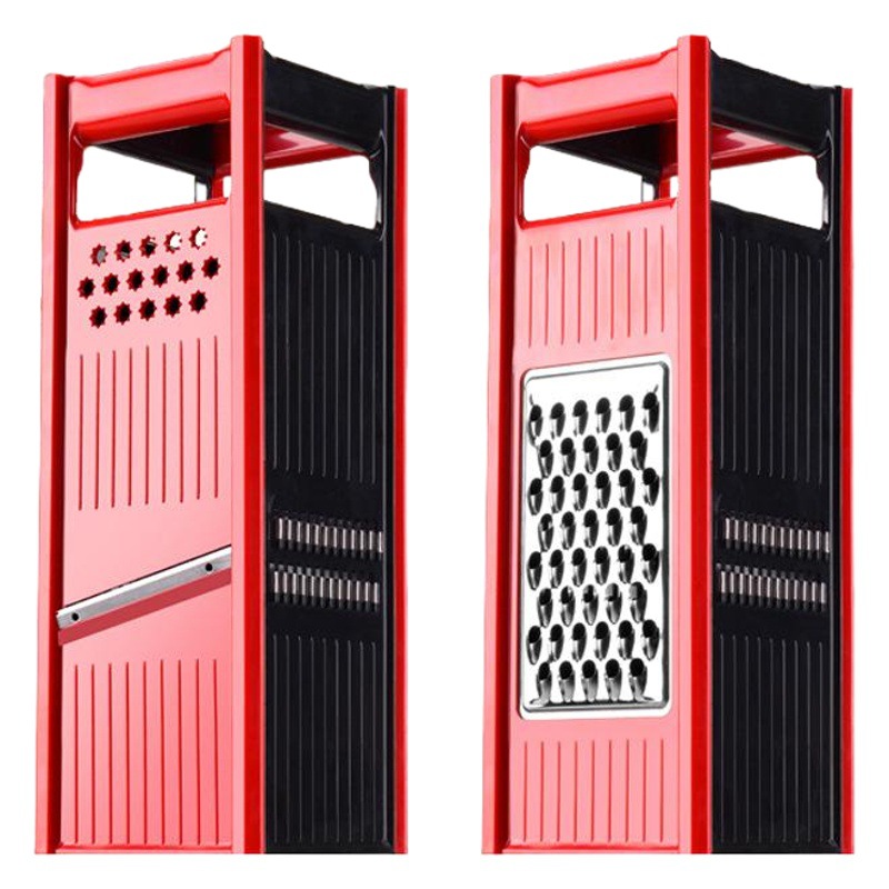 Cinco en uno rallador creativo cortador de verduras cocina multiusos cortadora de papas de cuatro lados rebanadora cuadrada Molino de ajo