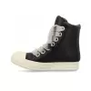 Black high -top bread shoes