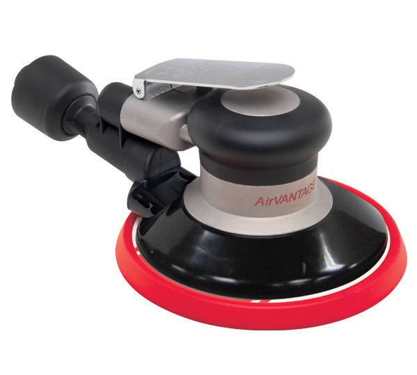 美国AV-AV106-DC气动抛光机 6寸气动研磨机 6寸自吸尘气动打磨机