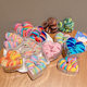 Children's rubber band does not hurt hair color boxed lace rubber band girls high elastic hair band baby head rope