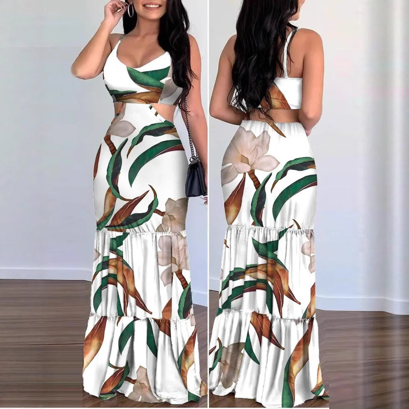 Creative Spring ebay Amazon wish Casual Urban Casual Women's V-neck Pencil Skirt Dress