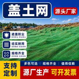 盖土网建筑工地抑尘降噪盖土网盖煤网聚乙烯扁丝盖土网绿色防尘网