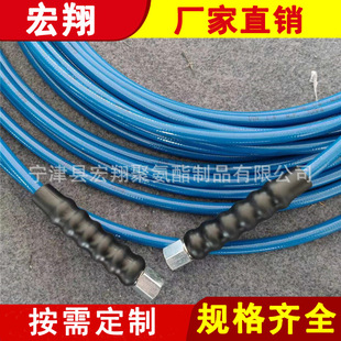 Hongxiang 70Mpa Hydraulic Tool Oil Pipe 0kg Top High Pressure Hose Nylon Resin Hose Spot Direct Sales