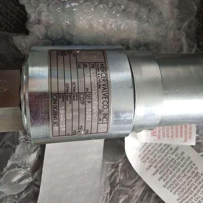 供应美国 MERCER 安全阀 /泄压阀 91-M7C61P6941等全系列产品