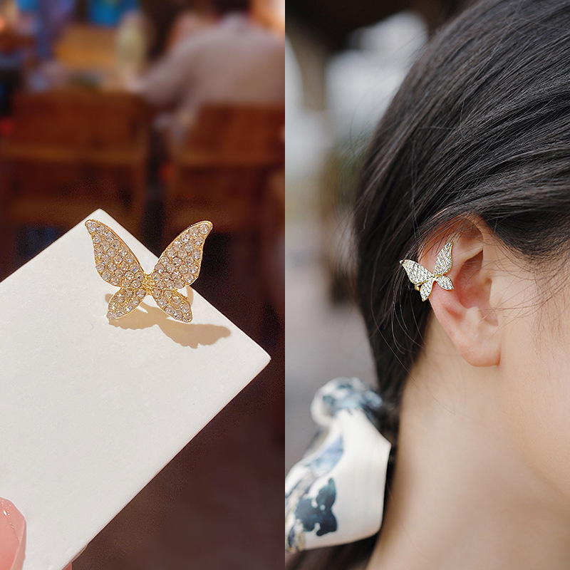 8g Weight Zircon Inlay Material Ear Studs Classification 1 Piece Quantity Daily Occasion Copper Material U Shape Pattern Women'S Gender Plating Design Fashion Style Fashion U Shape Copper Plating Zircon Women's Ear Studs 1 Piece 14