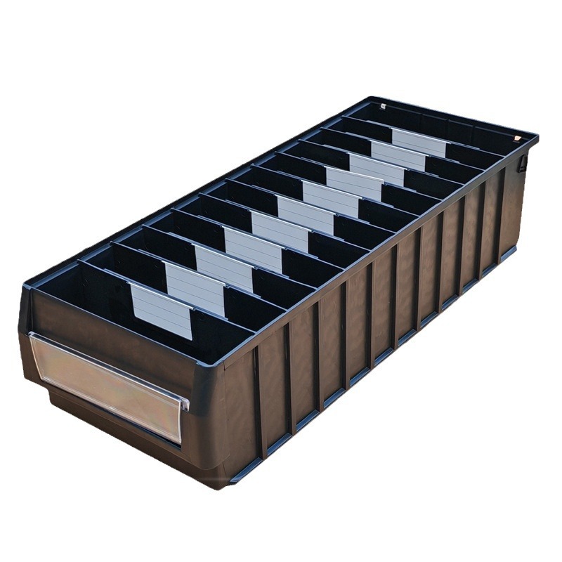 RK6214 caja de material antiestático con inserción dividida caja de piezas antiestáticas caja de tornillo negro caja rectangular image 6