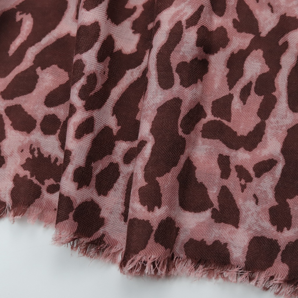 Factory sold full version leopard print silk with herringbone pattern, good hand feel, women's long scarf, spring and_voghion.com