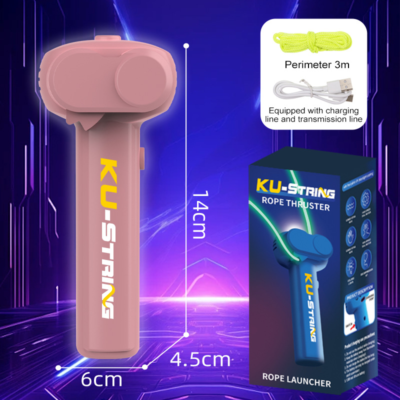 로프 1개가 포함된 야광 로프 스틱(핑크색)