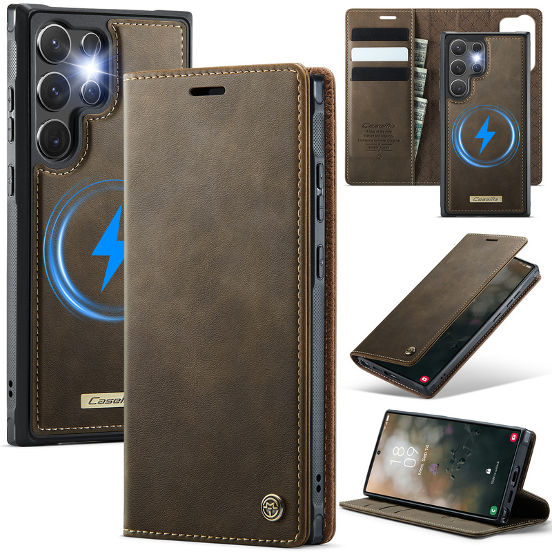 Suitable for the New Samsung S25 Mobile Phone Leather Case Anti-Theft Brush A16 Protective Cover Iphone17 Calf Pattern Mobile Phone Case Suitable for the New Samsung S25 Mobile Phone Leather Case Anti-Theft Brush A16 Protective Cover Iphone17 Calf Pattern Mobile Phone Case