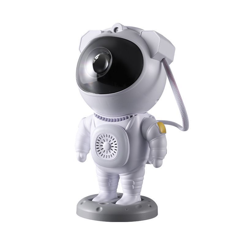 Nueva luz de proyección de cielo estrellado Bluetooth transfronteriza, colorida atmósfera de astronauta de carreras de caballos, luz nocturna, adornos de astronauta RGB