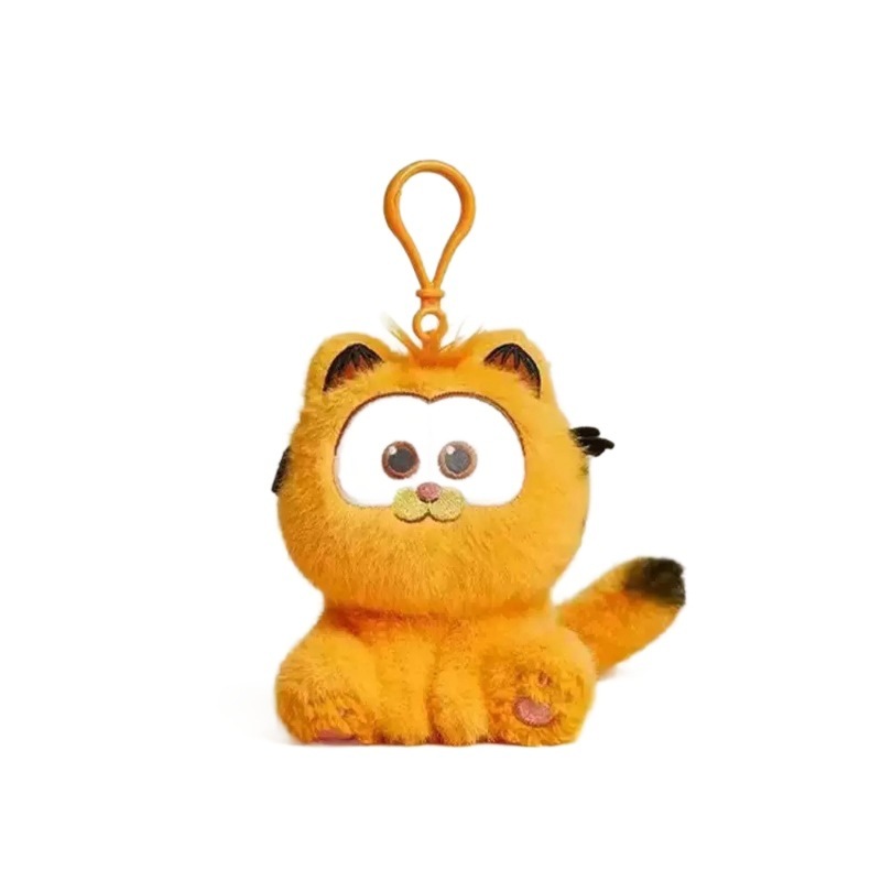 正版可爱毛绒加菲猫背书包包挂件公仔汽车钥匙扣玩偶挂饰生日礼物|undefined