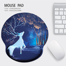 办公好物鼠标垫护手腕彩图记忆棉手腕垫女生电脑桌滑鼠垫腕托定制