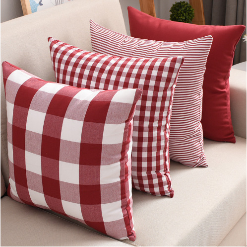 Cojín de asiento de algodón y lino para oficina y sofá