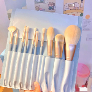 The same pattern Blue Bridge 10 makeup brush set loose paint eye shadow brush novice student affordable full set of beauty brush