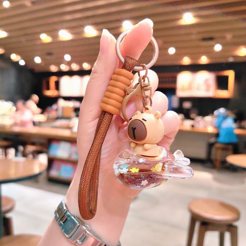 52g Weight Bag Pendant, Keychain Classification 1 Piece Quantity Holiday, Daily Occasion Acrylic Material Cartoon Character Pattern Unisex Gender Cute Style 1 Piece Cute Cartoon Character Acrylic Unisex Bag Pendant Keychain 12