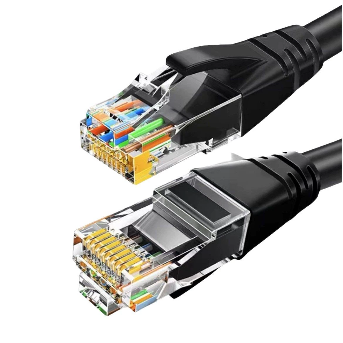 Категория 6 Гигабитовый Ethernet кабель домашний неэкранированный маршрутизатор широкополосный компьютер RJ45 интерфейс сетевой готовый высокоскоростной переходник