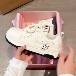 Women's Sneakers 2025 New Autumn and Winter Thick-Soled Non-Slip Casual Shoes Student Trbottomyy Versatile Sports Shoes Soft-Soled Women's Shoes