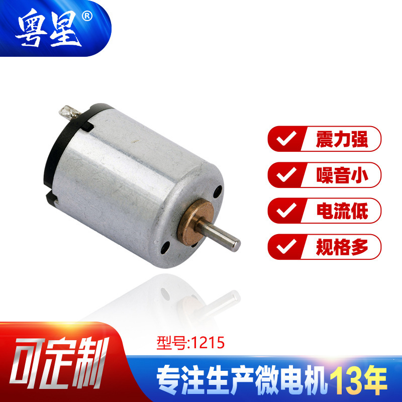 Manufacturer Sells 1215 Micro Motors for Shavers, Juicers, Electric Motors, Children's Toys, Dc Silent Small Motors