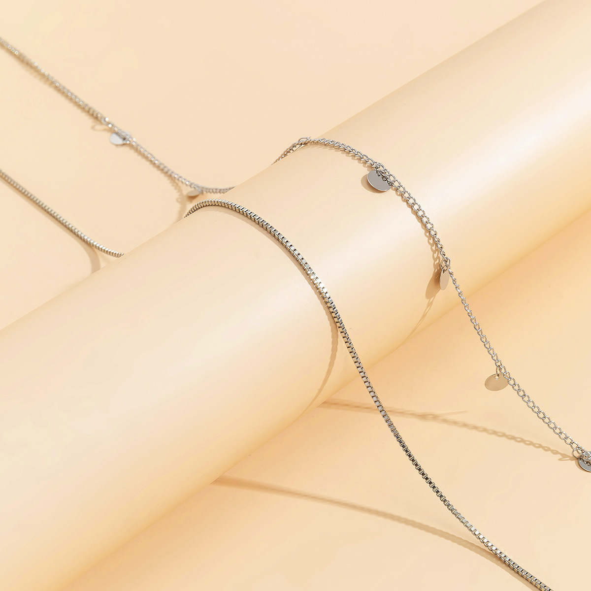 jewelry fashion sweet alloy double-layer waist chain tassel sequins body chain