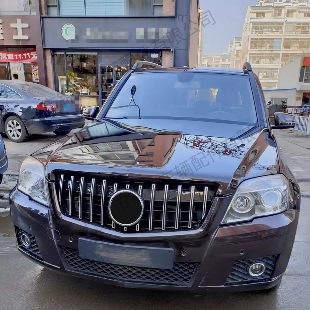 Suitable for 2008-15 Mercedes-Benz Glk X204 Modified Front Face Gt Starry Style Front Bumper Air Grille