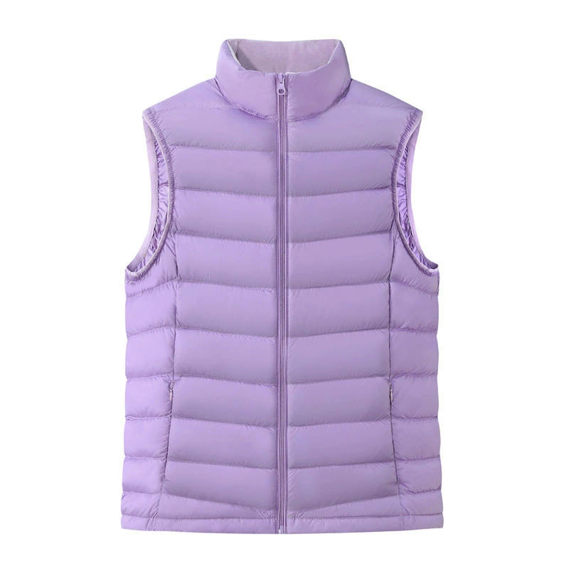 Жилет Юронг, осенне-зимний новый стиль для молодых взрослых, мужчин и женщин, стильный утолщенный теплый жилет с воротником-стойкой для пар.