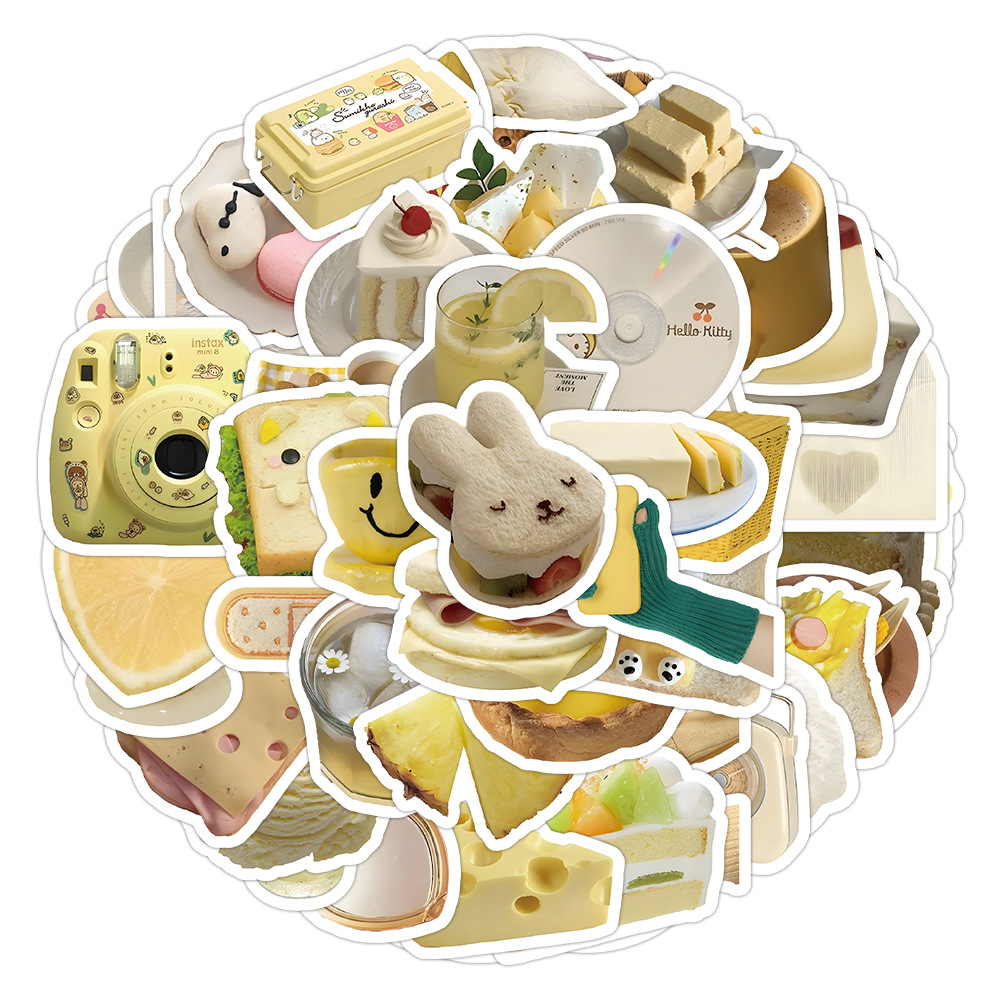 60 hojas de pegatinas de estilo retro, pegatinas de sellado de sobres de material de cuentas manuales frescas, pegatinas impermeables de venta caliente transfronteriza