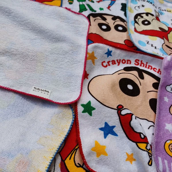 Cotton children's crayons, handkerchief, towel