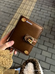 复古棕色m5皮质手账活页本高颜值笔记本随身口袋手帐日记事本子