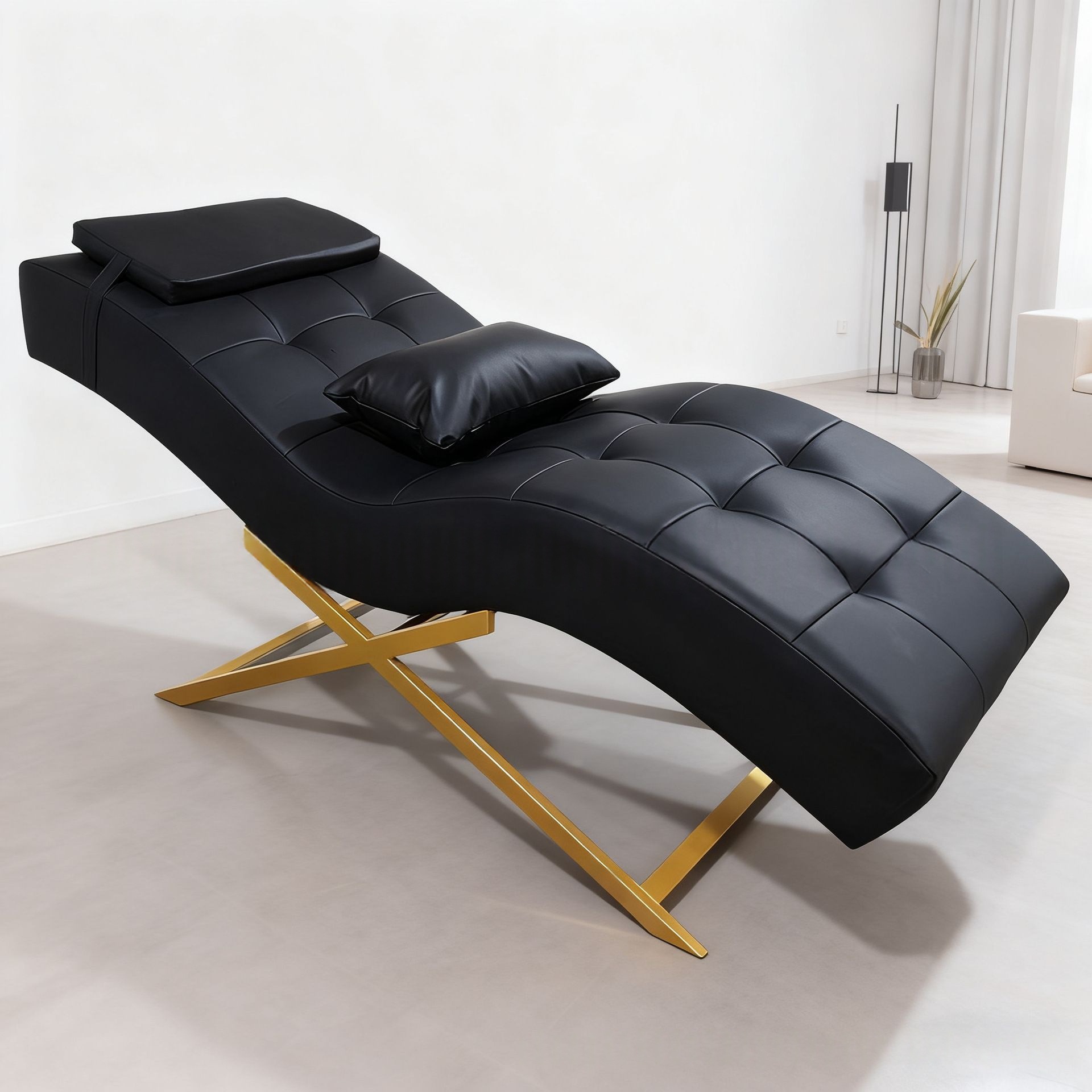 Comercio exterior explosivo de alta gama belleza camas de pestañas SPA clubs S-shaped massage camas de belleza camas image 4
