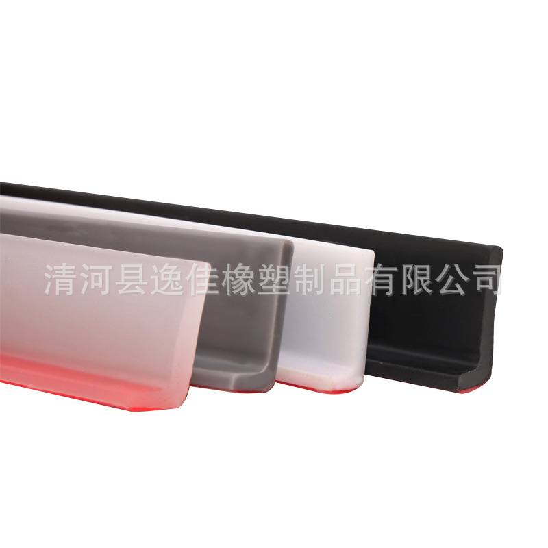 Heightened L-Shaped Water Retaining Strip for Bathroom Wet and Dry Separation, Kitchen Countertop Water Blocking Strip, Shower Room Water Barrier Strip