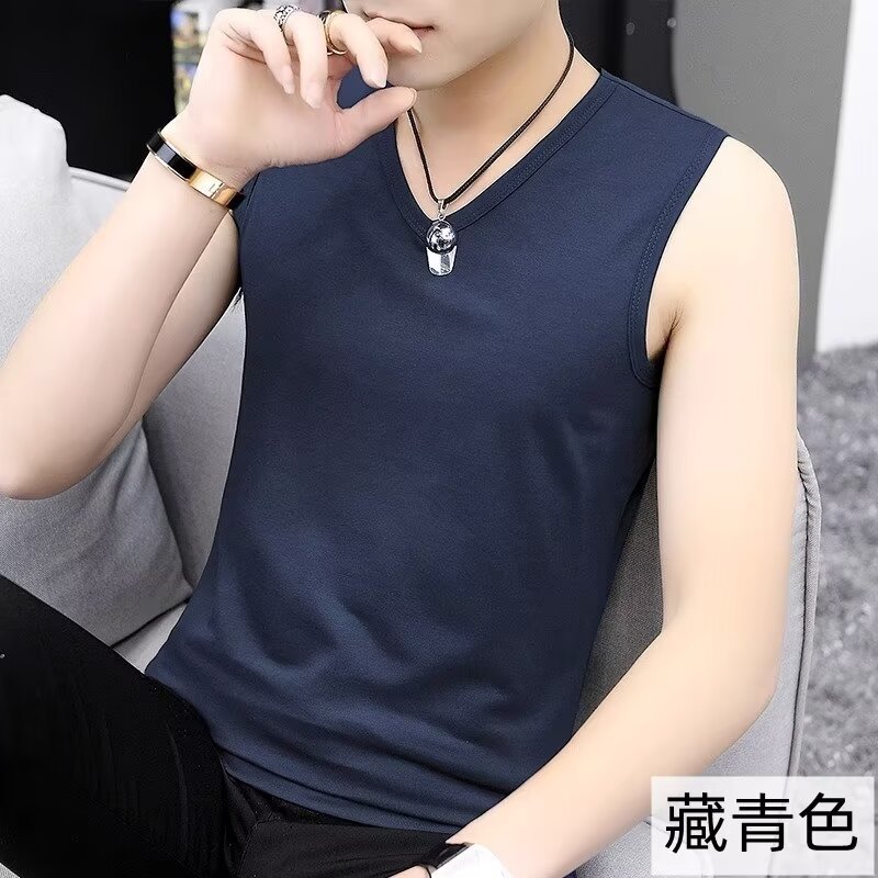 批发V领大肩宽肩背心,M--5XL,P5【网络图】外贸