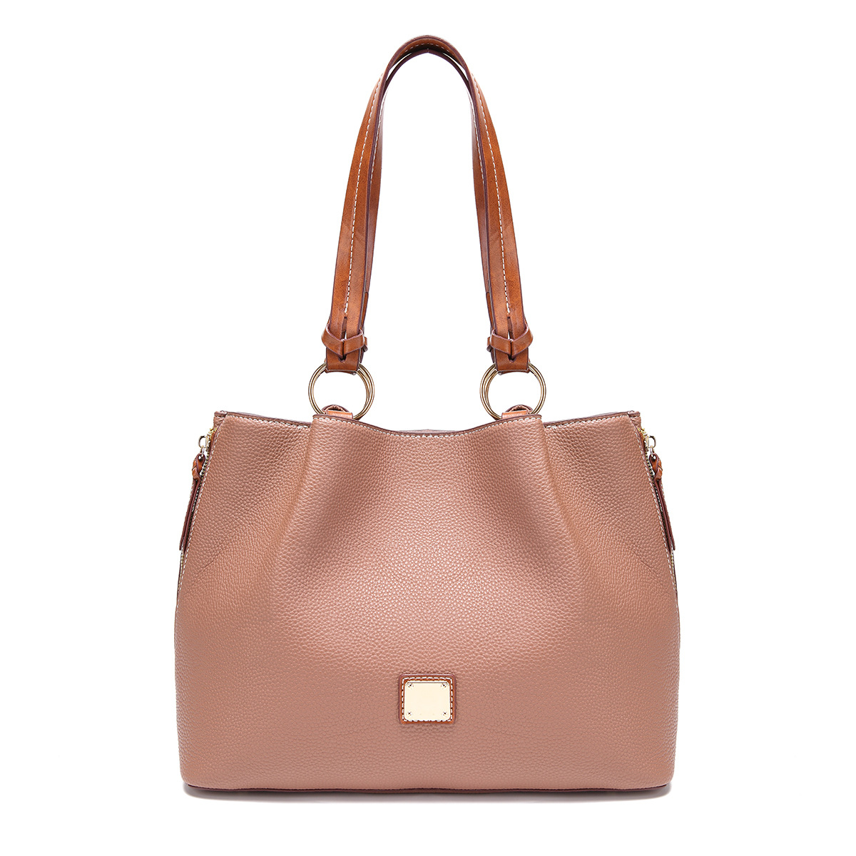 Retro Pebble Lychee Particle Texture Single Shoulder Mother-in-law Women's Bag Large Capacity_voghion.com
