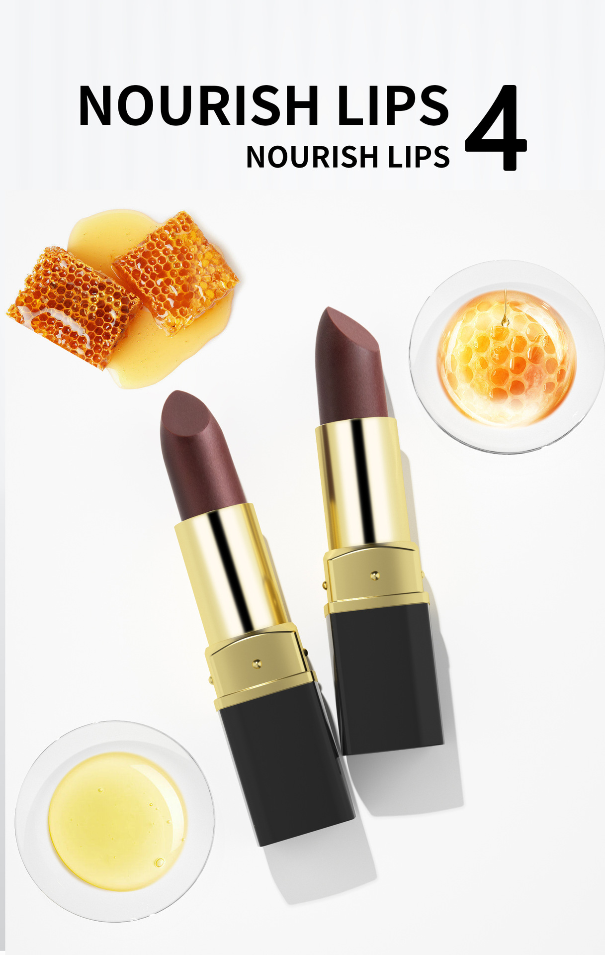 YANQINA Yanqina Black Rose Lipstick, a temperature-sensitive gradient lipstick that maintains makeup and color, is moisturizing and color-changing undefined