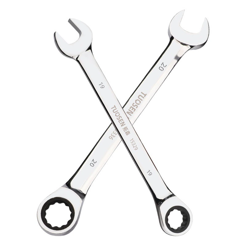Ключ с трещоткой Topson 72 с трещоткой Torx Двусторонний ключ с трещоткой 8-32 мм Многофункциональный двусторонний быстросъемный ключ