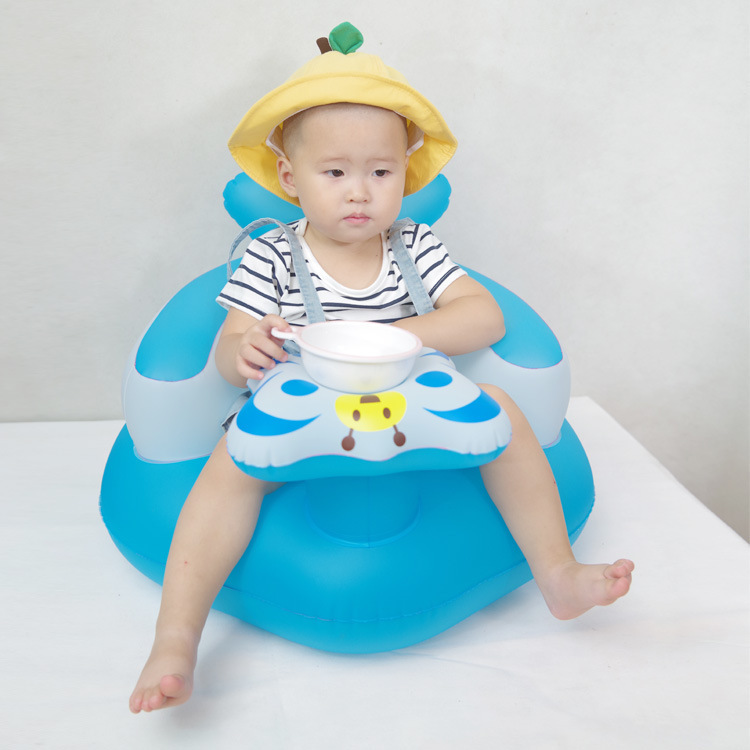 現物の赤ちゃんの空気入れ学の椅子の子供の空気入れのソファーのシートの空気入れの背もたれの食事椅子のバスチェア|undefined