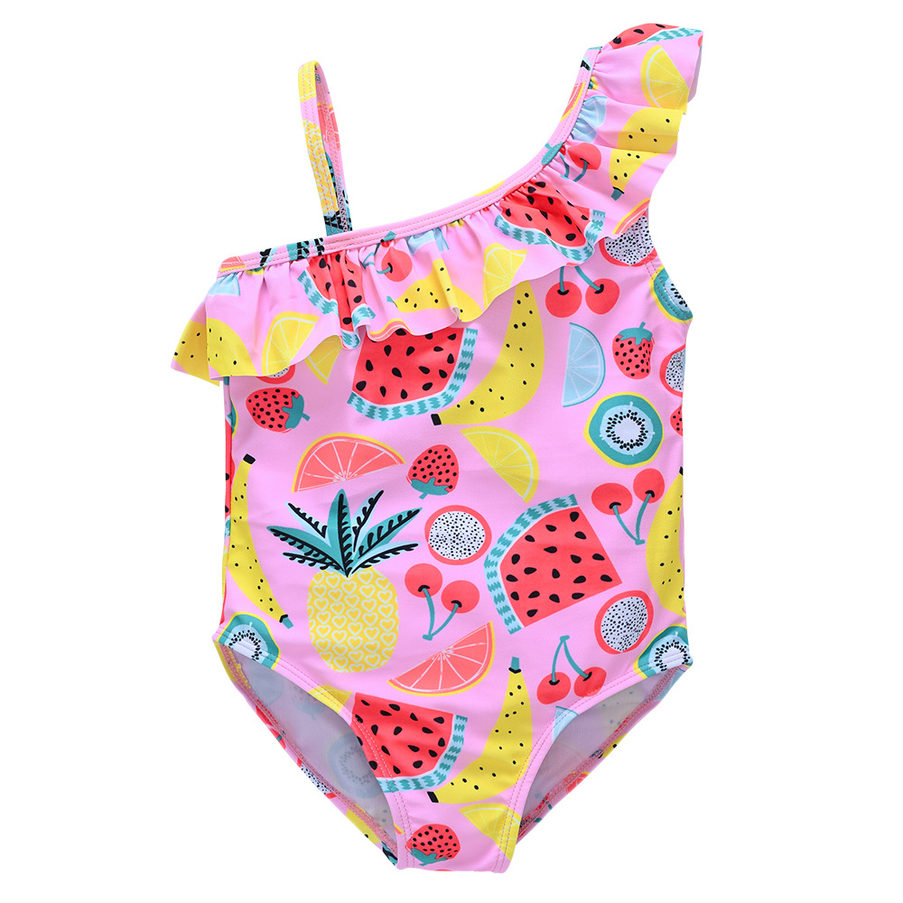 Girls' Swimwear Europe and the United States 2025 New one-piece baby girls cute hot spring swimwear cross-border manufacturers