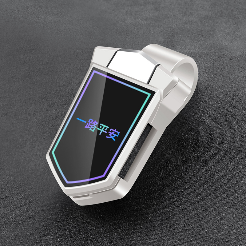 [안전한 여행 되세요] 흰색 거울 안경 클립 1개