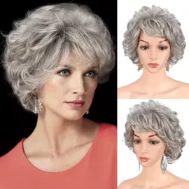 假发短直发;假发短卷发;cos假发