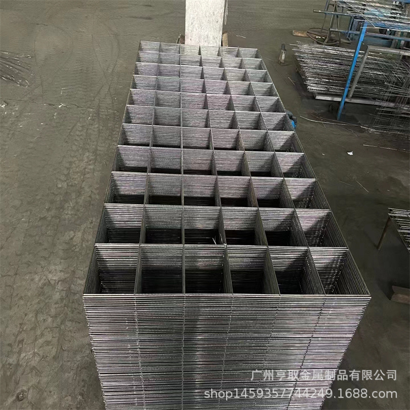 厂家现货钢筋网片铁丝网片4厘@100*10厘米 建筑黑片铁丝网 混凝土